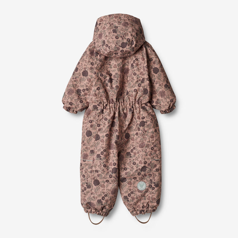 Wheat Outerwear Snødress Adi Tech | Baby Snowsuit 2474 rose dawn flowers