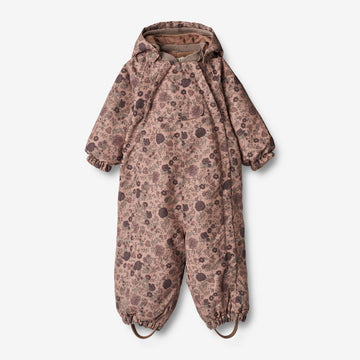 Wheat Outerwear Snødress Adi Tech | Baby Snowsuit 2474 rose dawn flowers