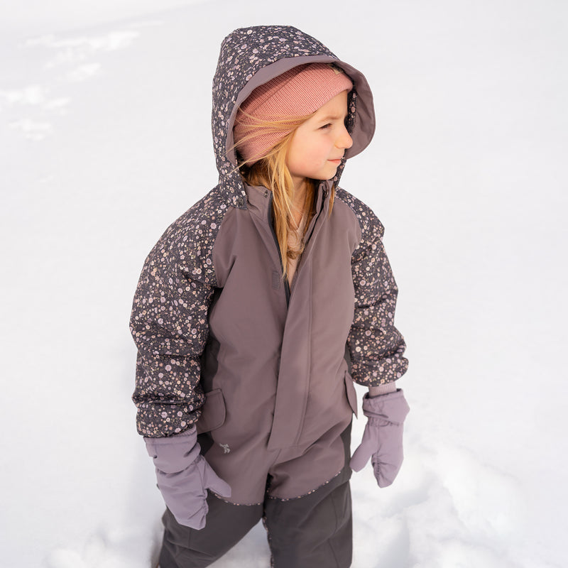 Wheat Outerwear Snødress Kallo Outdoor Suit 9528 black sea open flowers