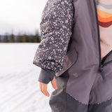 Wheat Outerwear Snødress Kallo Outdoor Suit 9528 black sea open flowers