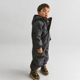 Wheat Outerwear Snødress Miko Outdoor Suit 9534 greyblue letters