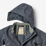 Wheat Outerwear Snødress Miko Outdoor Suit 9534 greyblue letters