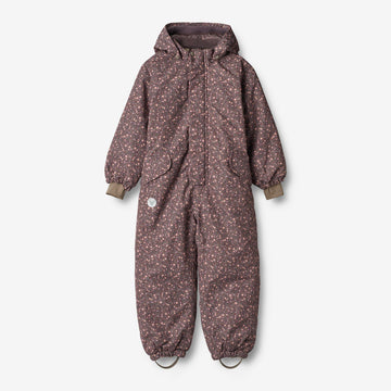 Wheat Outerwear Snødress Miko Tech Snowsuit 3121 eggplant buttercups