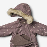 Wheat Outerwear Snødress Nickie Outdoor Suit 9675 plum truffle stars