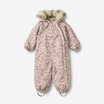 Wheat Outerwear Snødress Nickie Outdoor Suit 9680 grey moon flowers