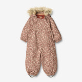 Wheat Outerwear Snødress Nickie Tech | Baby Snowsuit 2036 rose dust flowers