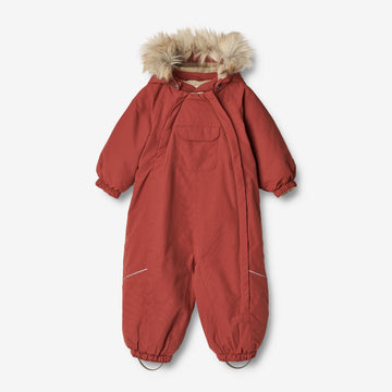 Wheat Outerwear Snødress Nickie Tech | Baby Snowsuit 2072 red