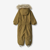 Wheat Outerwear Snødress Nickie Tech | Baby Snowsuit 4101 dry moss