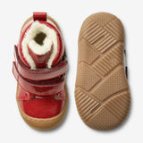 Wheat Footwear Snugga Ull Patent | Baby Prewalkers 2072 red