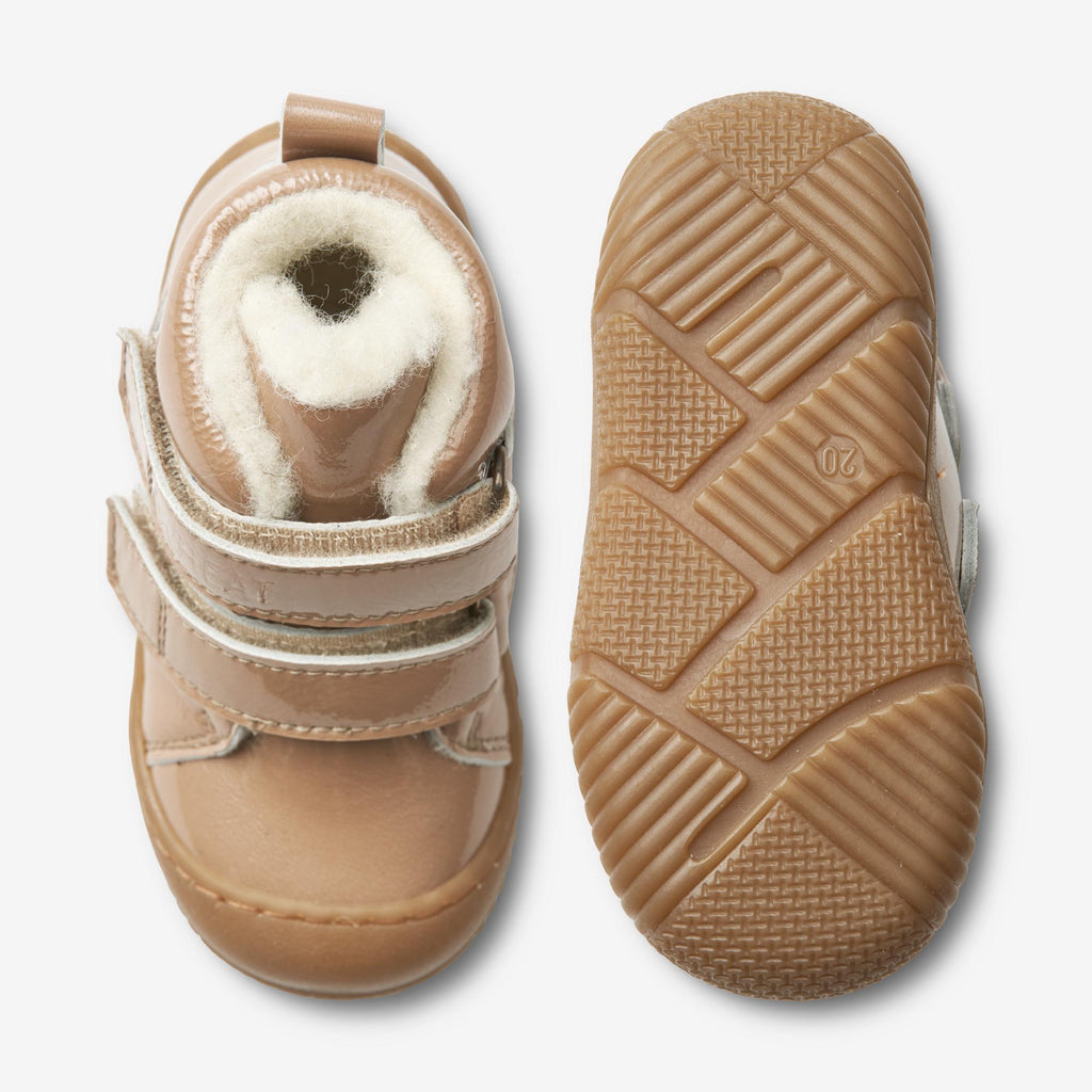 Snugga Snugga Ull Patent i beige | Kjøp vinterstøvler til baby | Wheat – Wheat.no