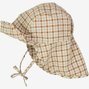 Wheat Main  Solhatt Albert | Baby Acc 5094 golden dove check
