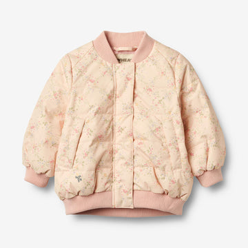 Wheat Outerwear Sommer Puffer Jakke Lotte Jacket 2115 rose checked flowers