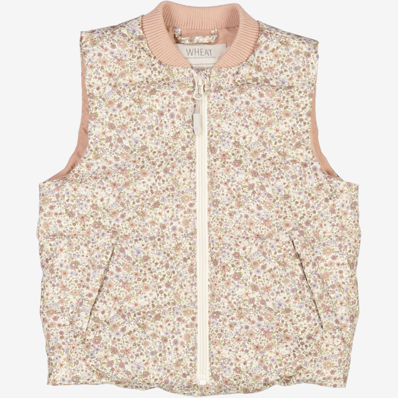 Wheat Outerwear Sommer Puffervest Andre Jackets 9105 summer flowers
