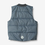 Wheat Outerwear  Sommer Puffervest Andre Jackets 1306 blue check