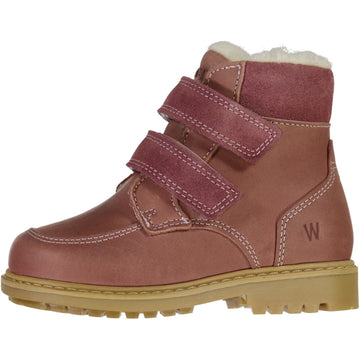 Wheat Footwear Stewie Borrelås Tex Støvel Winter Footwear 3316 wood rose