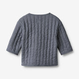 Wheat Main Stoffjakke Siggo Jacket 1312 greyblue slub stripe