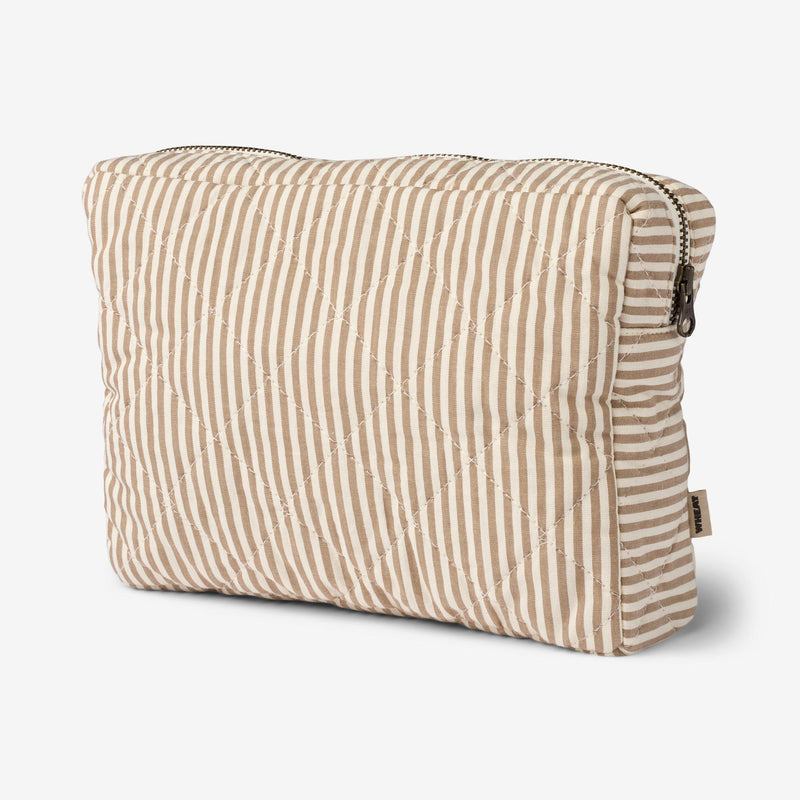 Wheat Main Stor Toalettmappe Ziggi Home 9524 cappucino stripe