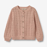 Wheat Main Strik Cardigan Celia Knitted Tops 1157 moonlight rose