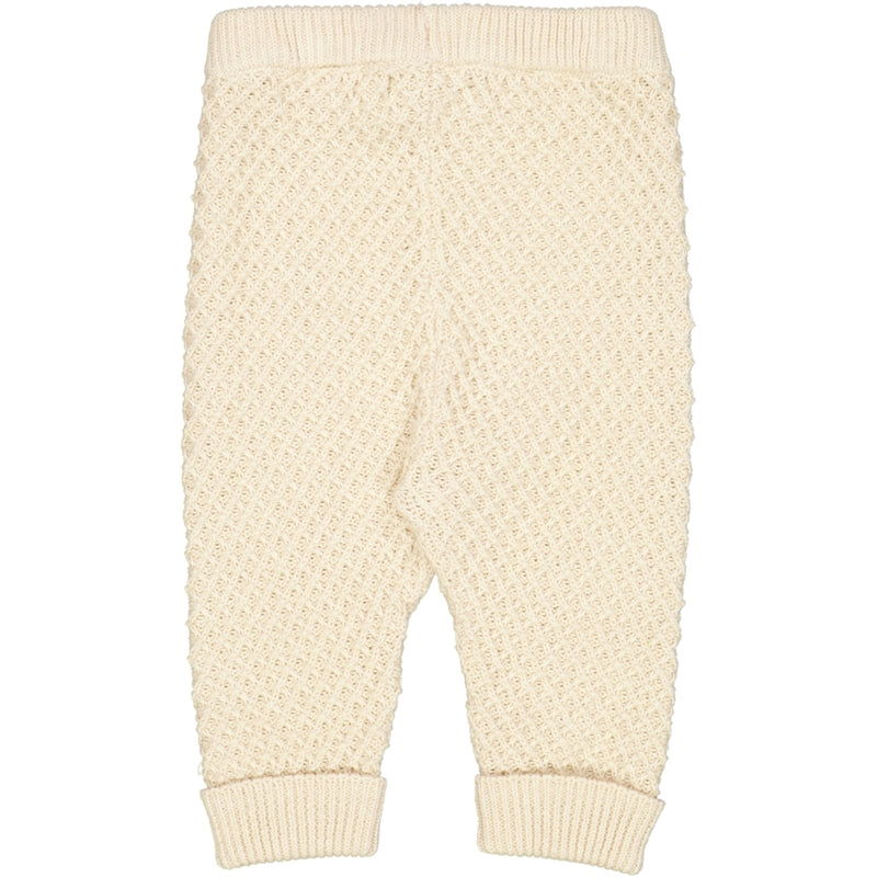 Wheat Main Strikkebukser Lio Trousers 1101 cloud melange