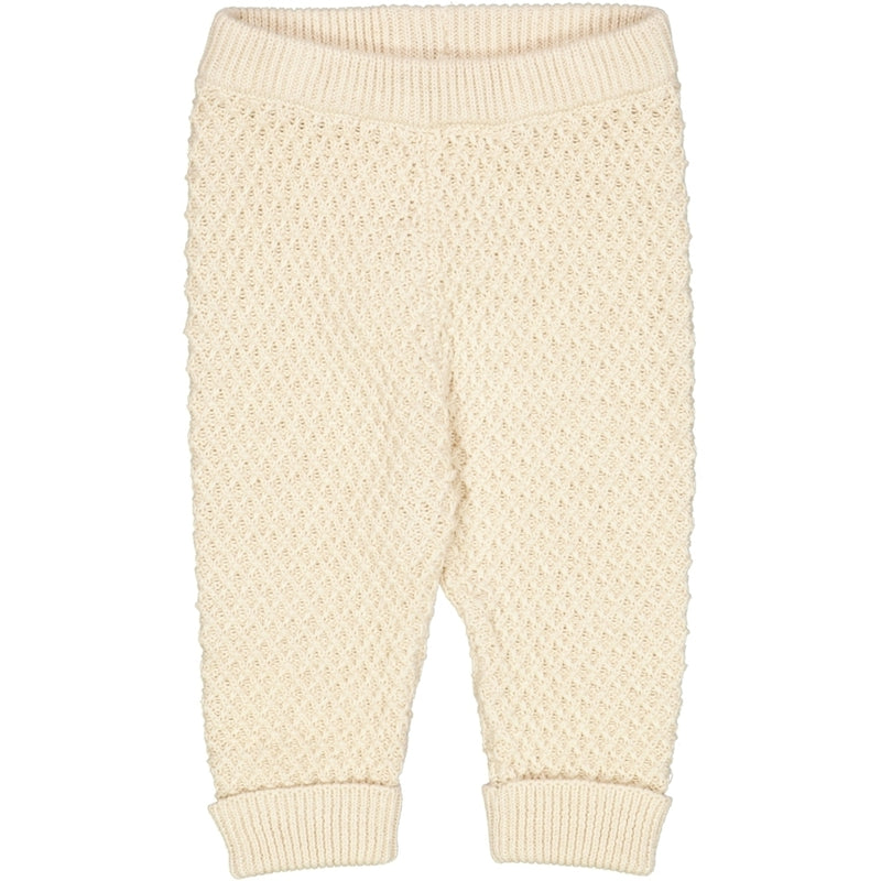 Wheat Main Strikkebukser Lio Trousers 1101 cloud melange