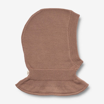 Wheat Outerwear Strikket Balaclava Ello | Baby Outerwear acc. 2121 berry dust