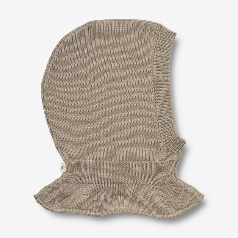 Wheat Outerwear Strikket Balaclava Ello | Baby Outerwear acc. 3239 beige stone