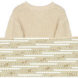 Wheat Main Strikket Cardigan Aki Knitted Tops 1101 cloud melange