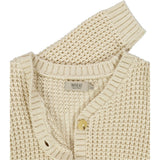 Wheat Main Strikket Cardigan Aki Knitted Tops 1101 cloud melange