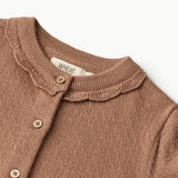 Wheat Main  Strikket Cardigan Amy Knitted Tops 2121 berry dust