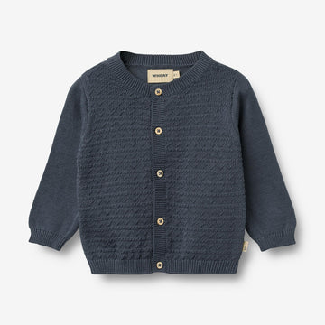 Wheat Main Strikket Cardigan Bjørn Cardigan 1060 ink