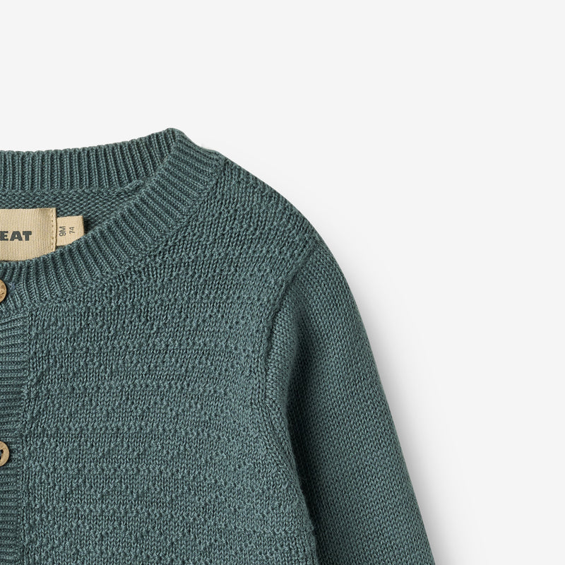 Wheat Main Strikket Cardigan Bjørn Cardigan 1460 stormy weather