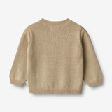 Wheat Main  Strikket Cardigan Bjørn Knitted Tops 0172 grey sand