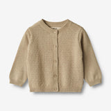 Wheat Main  Strikket Cardigan Bjørn Knitted Tops 0172 grey sand