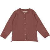 Wheat Main Strikket Cardigan Hera Knitted Tops 2110 rose brown