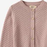 Wheat Main Strikket Cardigan Magnella Cardigan 1135 dry rose