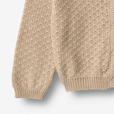 Wheat Main Strikket Cardigan Magnella Cardigan 3354 warm sand