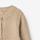 Wheat Main Strikket Cardigan Magnella Cardigan 3354 warm sand