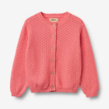 Wheat Main Strikket Cardigan Magnella Cardigan 9454 coral