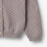 Wheat Main Strikket Cardigan Magnella Cardigan 9531 dusty purple