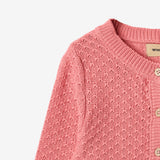 Wheat Main Strikket Cardigan Magnella Cardigan 9568 soft pink