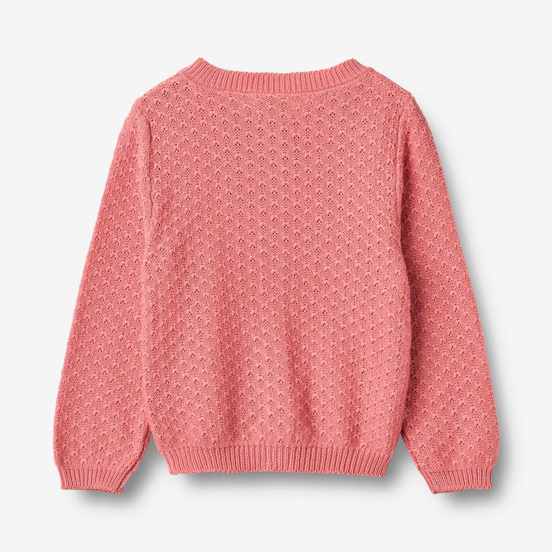 Wheat Main Strikket Cardigan Magnella Cardigan 9568 soft pink