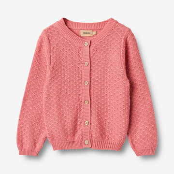 Wheat Main Strikket Cardigan Magnella Cardigan 9568 soft pink