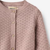 Wheat Main Strikket Cardigan Magnella Cardigan 1135 dry rose