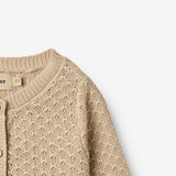 Wheat Main Strikket Cardigan Magnella Cardigan 3354 warm sand