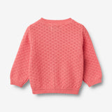 Wheat Main Strikket Cardigan Magnella Cardigan 9454 coral