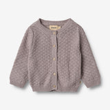 Wheat Main Strikket Cardigan Magnella Cardigan 9531 dusty purple