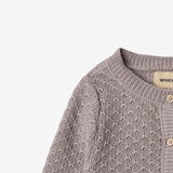 Wheat Main Strikket Cardigan Magnella Cardigan 9531 dusty purple