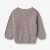 Wheat Main Strikket Cardigan Magnella Cardigan 9531 dusty purple
