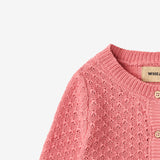Wheat Main Strikket Cardigan Magnella Cardigan 9568 soft pink