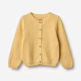 Wheat Main Strikket Cardigan Magnella Knitted Tops 9425 golden yellow